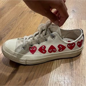 Commes Des Garcones x Converse Play Sneakers (W 6, M 4.5)